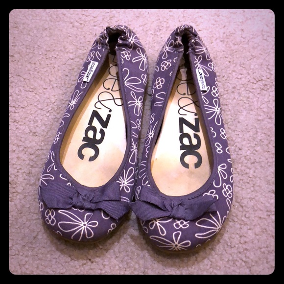 Zoe&zac Purple Flats - Picture 1 of 4